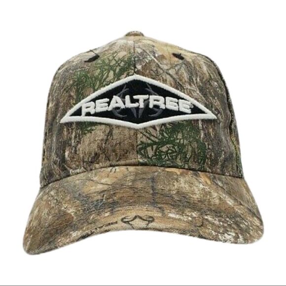 Realtree Logo Camo Mesh Back Hat Adjustable • NWT - Picture 2 of 5